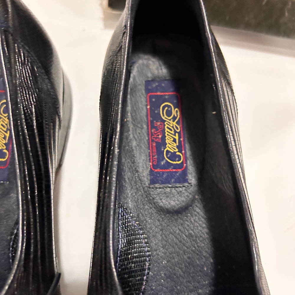 Vintage gently used Fratelli men’s shoes genuine lizard size 12. - Picture 5 of 8